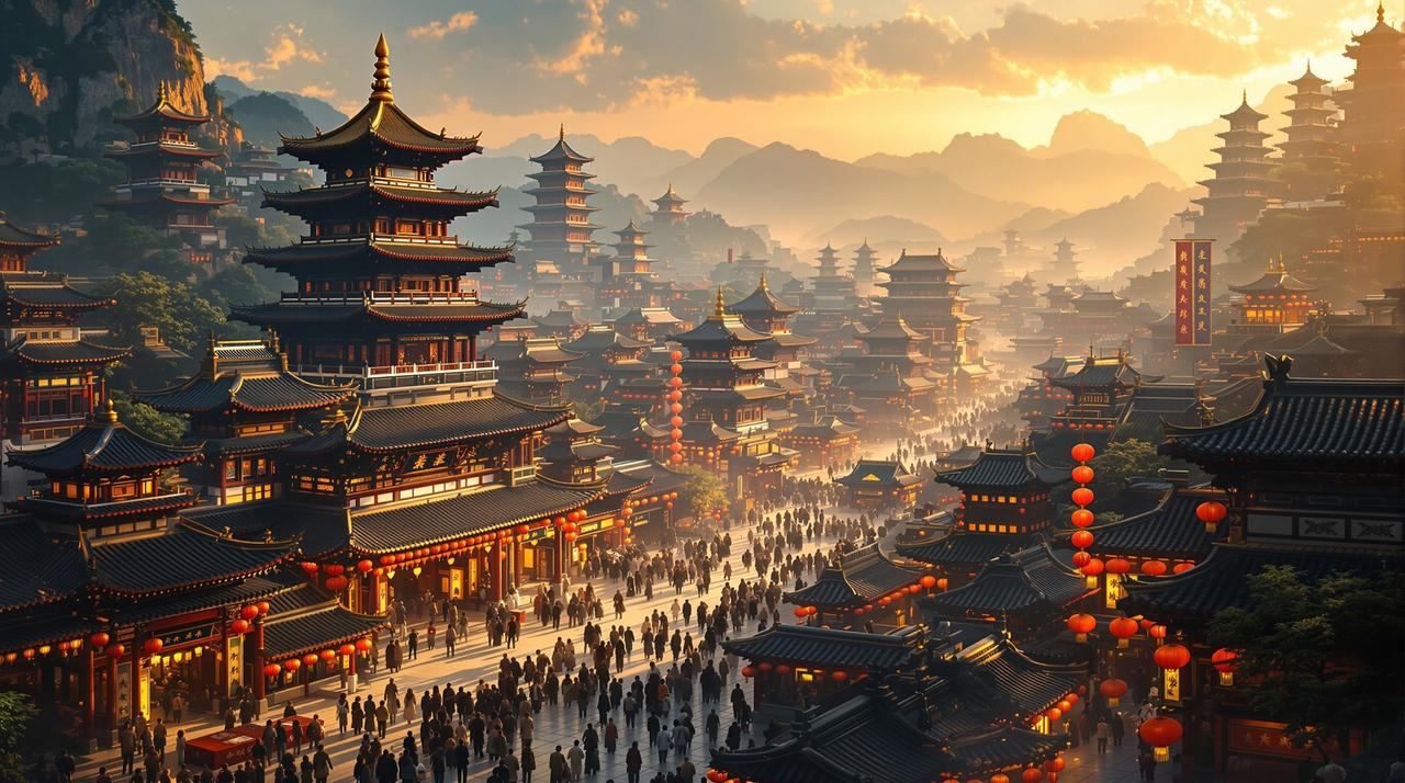 汤姆影视作品《长安十二时辰》场景图